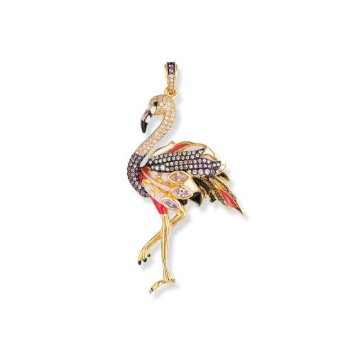 Luxoia - Seinerzeit Fiola Flamingo Anhänger - SZA-3960-404