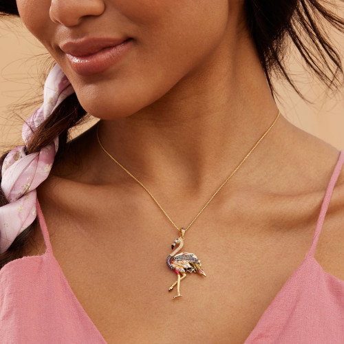 Luxoia - Seinerzeit Fiola Flamingo Anhänger - SZA-3960-404