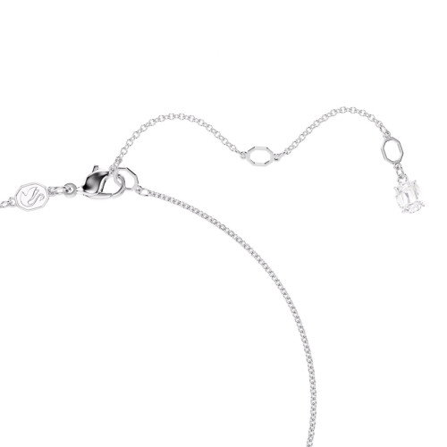 Luxoia - Swarovski Teddy Halskette Bär Blau Rhodiniert - 5737620