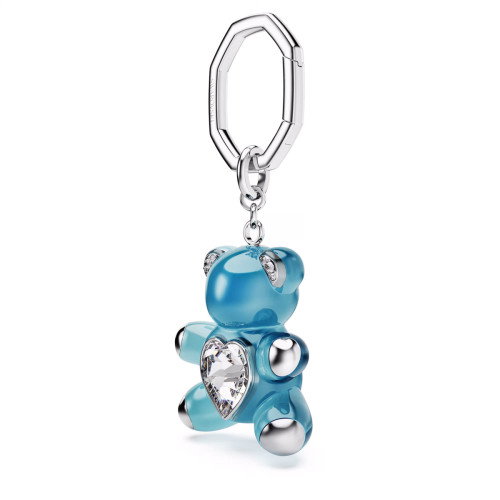 Luxoia - Swarovski Teddy Schlüsselanhänger Bär Blau Rhodiniert - 5733826