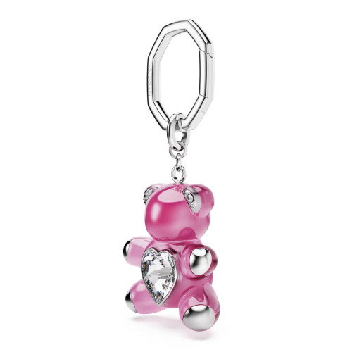 Luxoia - Swarovski Teddy Schlüsselanhänger Bär Rosa Rhodiniert - 5735365