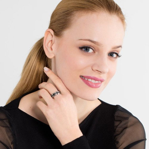 Luxoia - Thomas Sabo Bandring Kreuz Pavé - TR1943-051-11