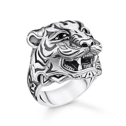 Luxoia - Thomas Sabo Ring Tiger Silber - TR2294-643-21