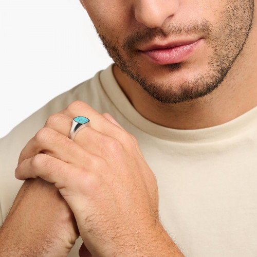 Luxoia - Thomas Sabo Ring Klassisch Türkis - TR2332-404-17