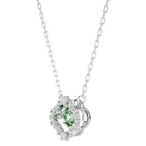 Luxoia - Swarovski Una Angelic Halskette Verschiedene Schliffe Grün Rhodiniert - 5757785