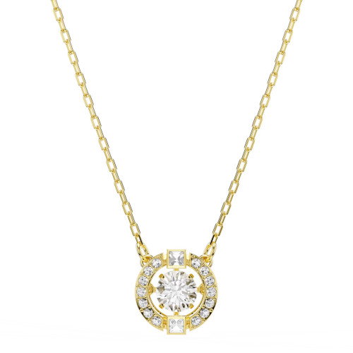 Luxoia - Swarovski Una Angelic Halskette Verschiedene Schliffe Weiss 18K goldbeschichtet - 5758061