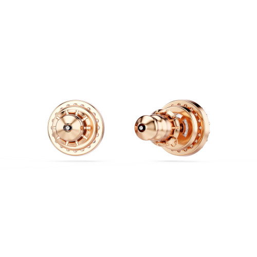 Luxoia - Swarovski Una Angelic Ohrstecker Rundschliff Pavé Weiss Roségold Legierungsschicht - 5636275