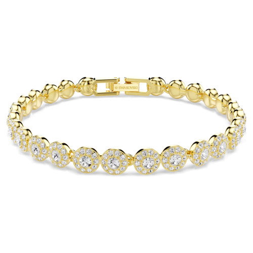 Luxoia - Swarovski Una Angelic Set Rundschliff Weiss Gold - 5720506
