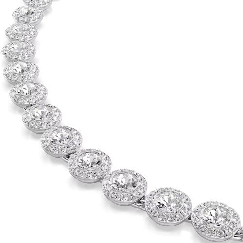 Luxoia - Swarovski Una Angelic Set Rundschliff Weiss Rhodiniert - 5367853