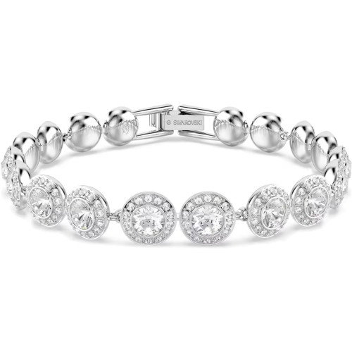 Luxoia - Swarovski Una Angelic Set Rundschliff Weiss Rhodiniert - 5367853