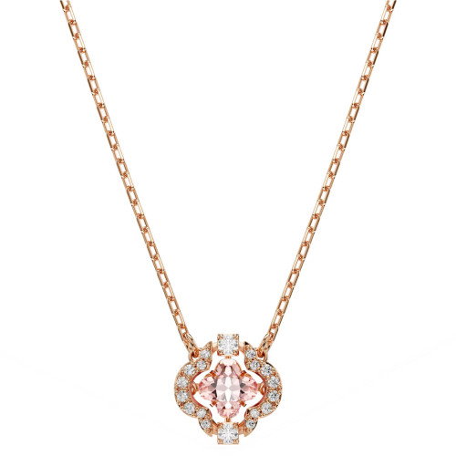 Luxoia - Swarovski Una Halskette Glücksklee Rosa Roségold Legierungsschicht - 5514488