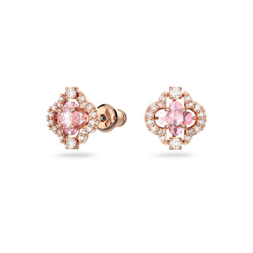 Luxoia - Swarovski Una Set Verschiedene Schliffe Glücksklee Rosa Roségold Legierungsschich - 5516488