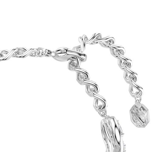Luxoia - Swarovski Vienna Armband Verschiedene Schliffe Feder Weiss Rhodiniert - 5749378