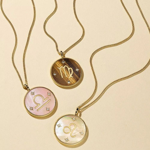 Luxoia - Fossil Zodiac Virgo Halskette - JF04843710