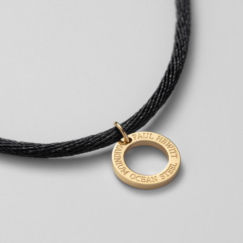 Luxoia - Paul Hewitt Waves Colour Armband Gold Schwarz - PH-FB-0289