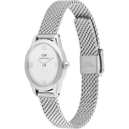 Luxoia - Daniel Wellington Ophelia Mini Mesh White Silver - DW00100938