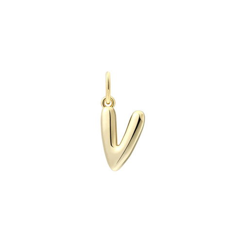 Luxoia - Xenox V Letter Bold Charm - XS10451G/V
