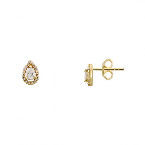 Luxoia - Xenox Fancy Cut Gold Ohrstecker - XS6076G