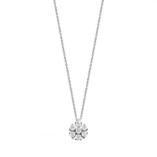 Luxoia - Xenox Fancy Cut Silver Halskette - XS6085