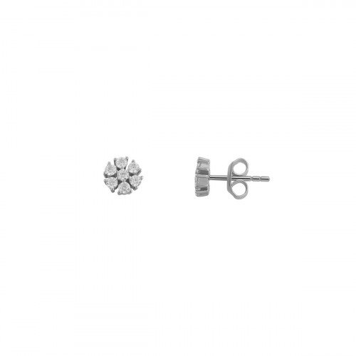 Luxoia - Xenox Fancy Cut Silver Ohrstecker - XS6086