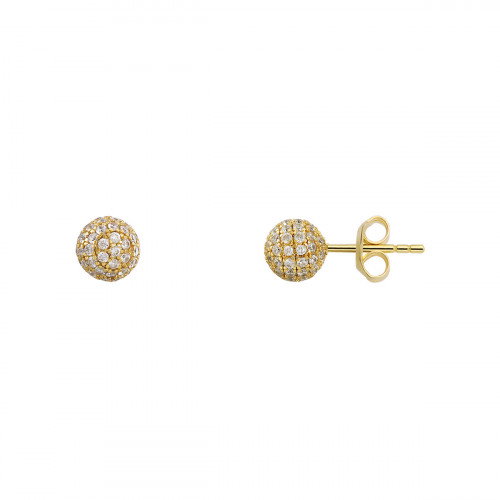 Luxoia - Xenox Classic Circle Gold Ohrstecker - XS6088G