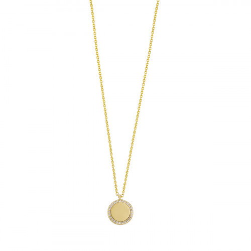 Luxoia - Xenox Classic Circle Gold Halskette - XS6089G