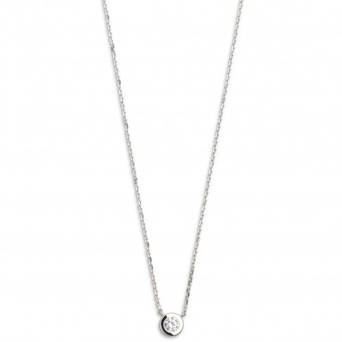 Luxoia - Xenox Silver Circle Zarge Halskette - XS7386