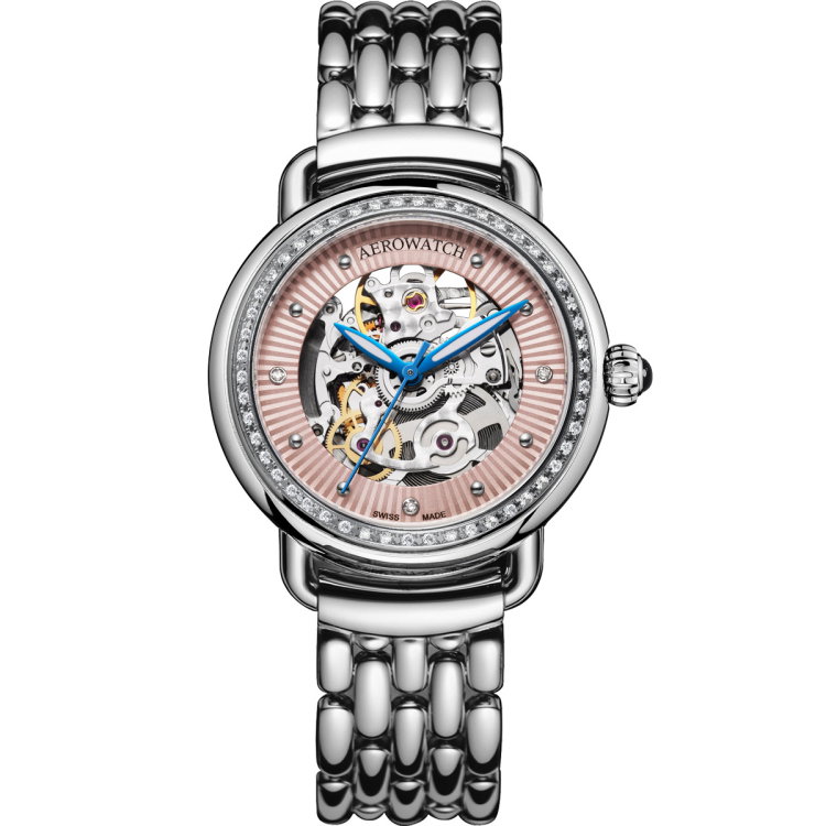 Aerowatch 1942 Lady Automatic Skeleton - A 60960 AA20 DIA M - Luxoia
