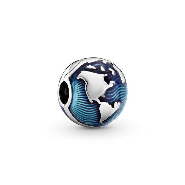Pandora Blauer Globus Clip - 799429C01 - Luxoia