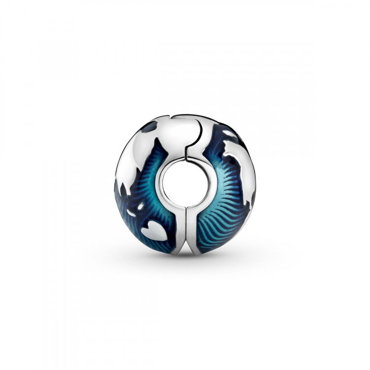 Pandora Blauer Globus Clip - 799429C01 - Luxoia