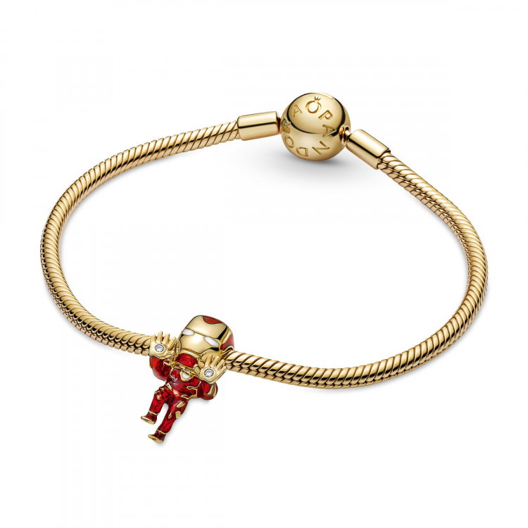 Pandora Marvel The Avengers Iron Man Charm - 760268C01 - Luxoia