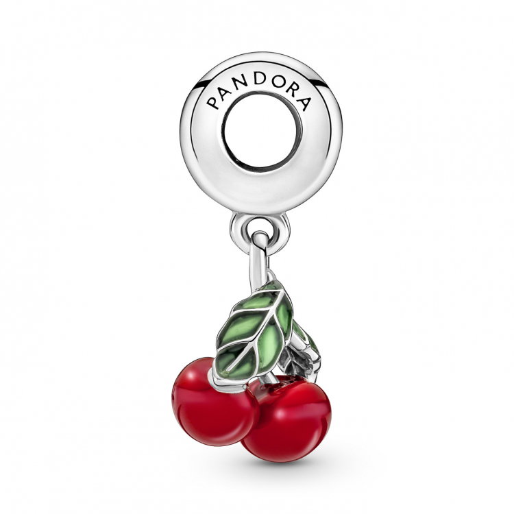 Pandora Asymmetrische Kirsche Charm 791583C01 Luxoia pandora-asymmetrische-kirsche-charm-791583c01-luxoia