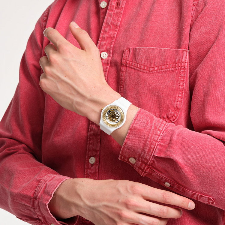 Swatch Golden Rings White - SO29W107 - Luxoia