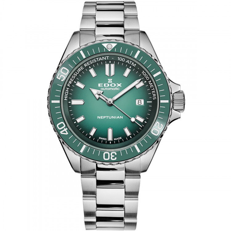Edox Neptunian Date Automatic - 80120 3VM VDN1 - Luxoia
