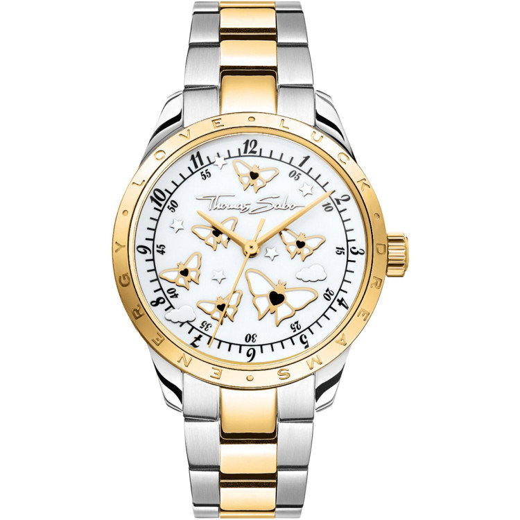 THOMAS SABO Women’s Watch Sun, Two-tone Incl. Milanaise Bracelet