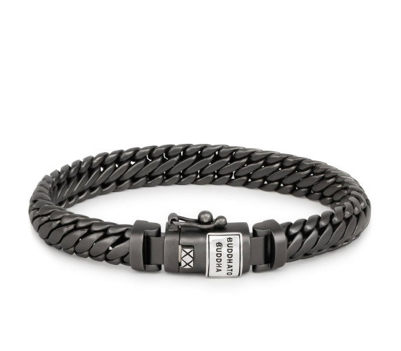Luxoia - Buddha to Buddha Armband Ben XS Black Rhodium Silber
