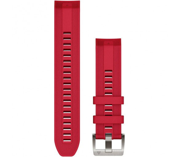Luxoia - Garmin MARQ QuickFit 22 Plasma Red Silicone Band - 010-13225-03