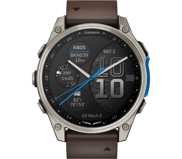 Garmin D2 Mach 2 Titanium Oxford Brown (47 mm) - 010-02904-31