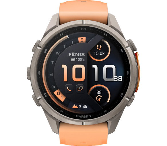 Luxoia - Garmin Fenix 9 Pro inReach Amoled Titanium Shell Pink (43 mm) - 010-04335-01
