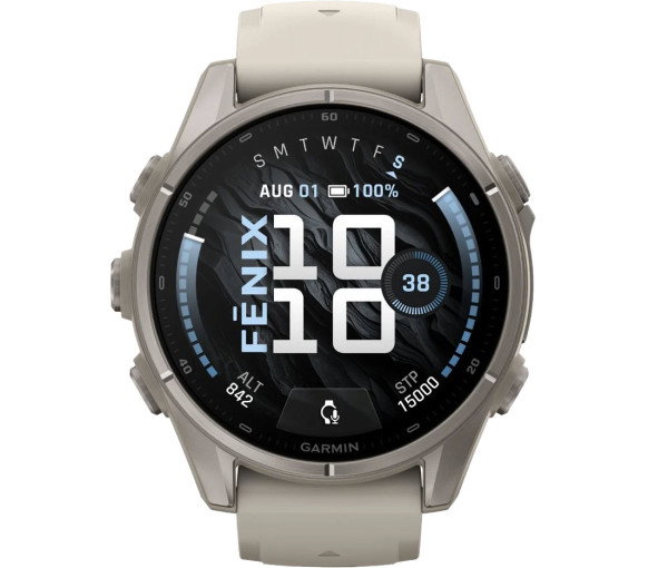 Luxoia - Garmin Fenix 9 Amoled Titanium Fog Gray (43 mm) - 010-04761-01