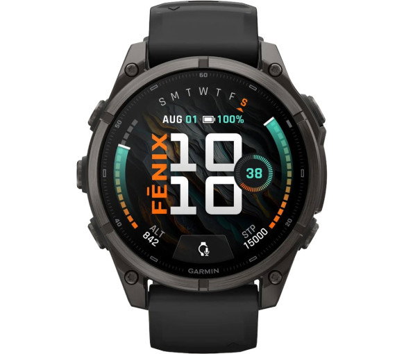 Luxoia - Garmin Fenix 9 Amoled Carbon Gray Titanium (47 mm) - 010-04762-11
