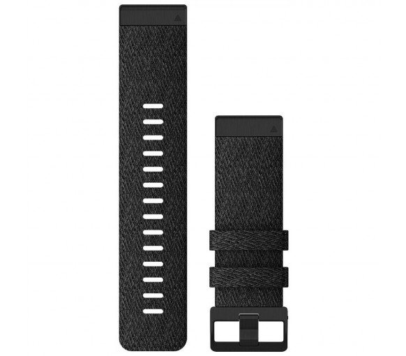 Luxoia - Garmin QuickFit 26 Heathered Black Nylon Band - 010-12864-07