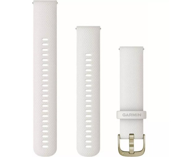 Luxoia - Garmin Quick Release (20 mm) White Silicone Band - 010-12932-53