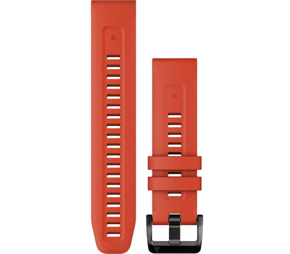 Luxoia - Garmin QuickFit 22 Flame Red Silicone Band - 010-13111-04