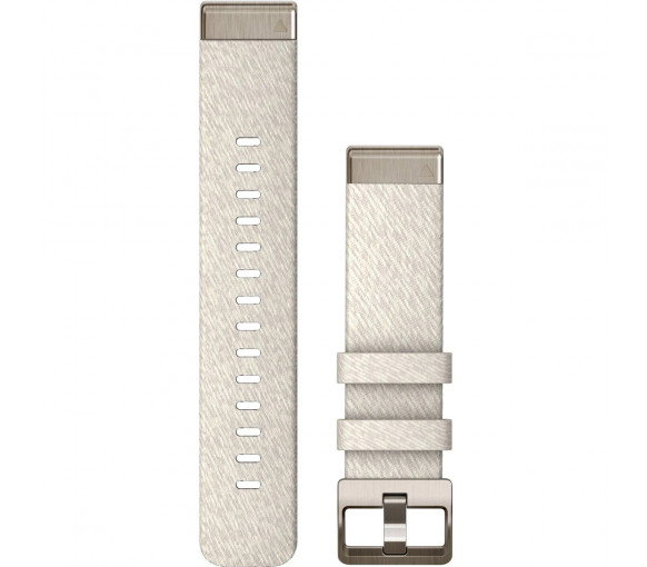 Luxoia - Garmin QuickFit 20 Cream Heathered Nylon Band - 010-13279-08