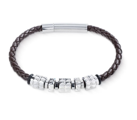 Luxoia - Coeur de Lion Spikes Cubes Armband - 0920/30-1117