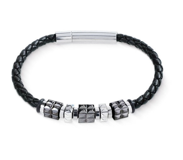 Luxoia - Coeur de Lion Spikes Cubes Armband - 0920/30-1317