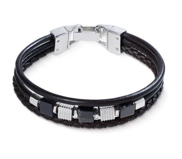 Luxoia - Coeur de Lion Steel Cubes Armband - 0921/30-1300
