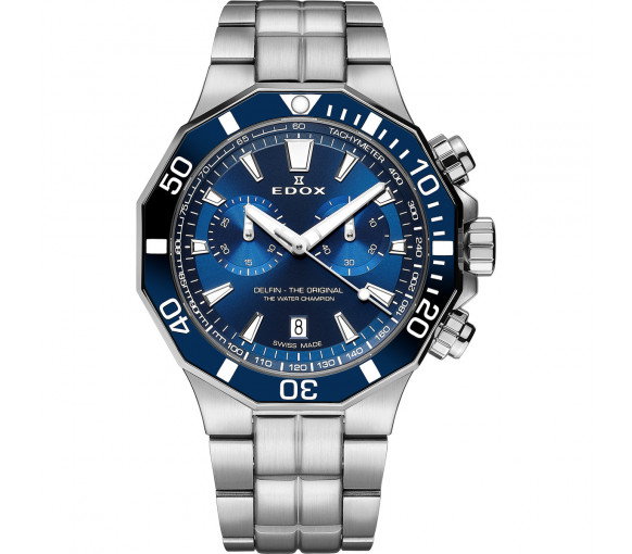 Luxoia - Edox Delfin The Original Chronograph - 10112 3BUM BUIN