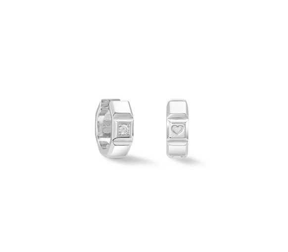 Luxoia - Coeur de Lion Statement Sparkling Creolen - 1011/23-1700